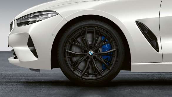 19-inčni M Performance dvokraki kovani točkovi 786 M Jet mat crne boje M Performance delovi BMW Serije 8 Gran Coupé G16 LCI Facelift 2022 19-inčni M Performance dvokraki kovani točkovi 786 M Jet mat crne boje M Performance delovi BMW Serije 8 Gran Coupé G16 LCI Facelift 2022