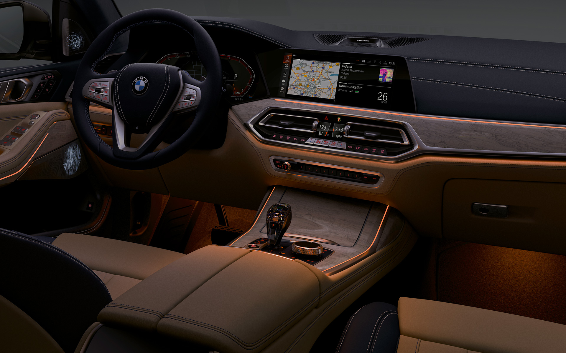 BMW X7 M50i M50d G07 2019 kabina ambijentalno osvetljenje BMW X7 M50i M50d G07 2019 kabina ambijentalno osvetljenje