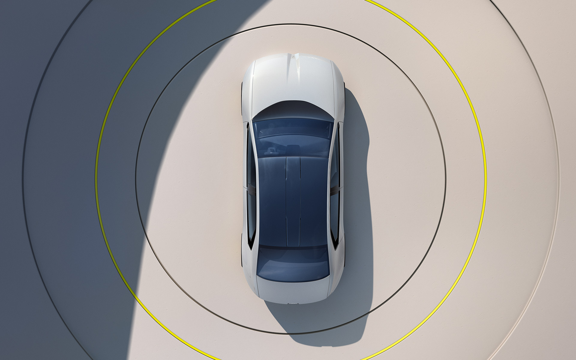 BMW i Vision Dee Vision vozilo spoljašnjost prikaz odozgo