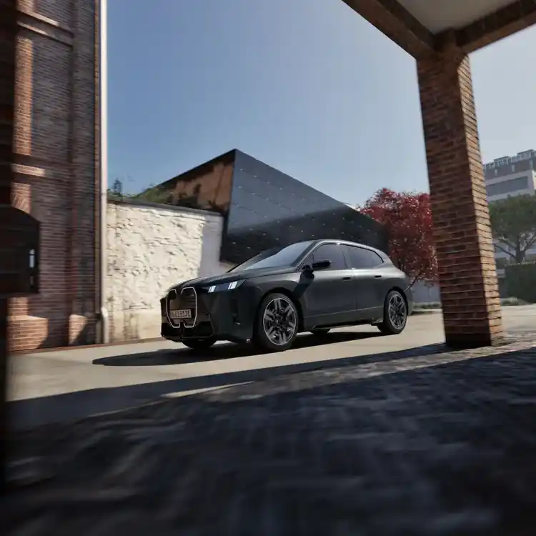 BMW iX M70 kontrola predtemperature
