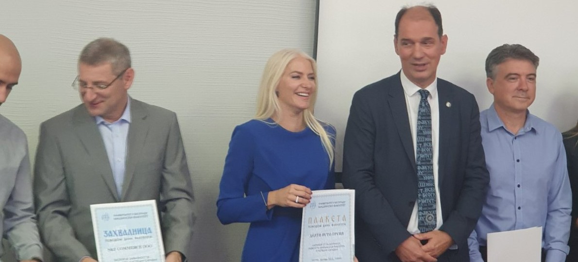 Delta Auto gupa dobila najviše priznanje Mašinskog fakulteta