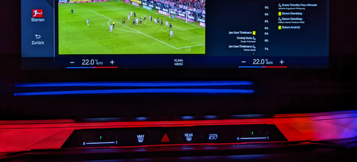 Utakmice Bundeslige u BMW-u Serije 7