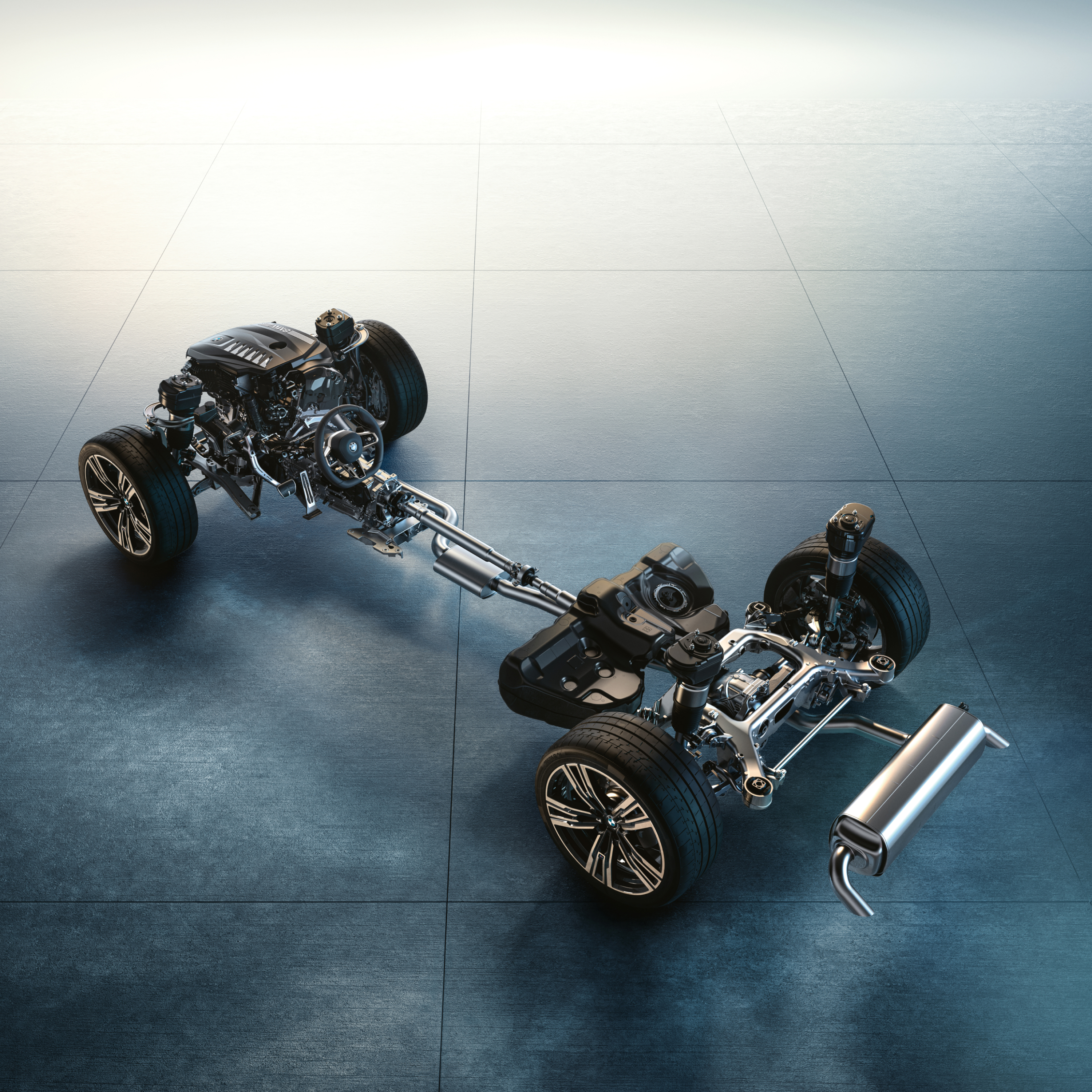 Šasija BMW-a je detaljno prikazana 